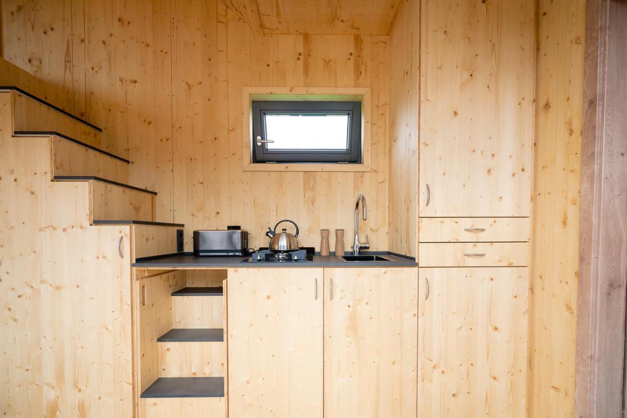 Tiny House Nature 13 Zur Kuhweide - Green Tiny Village Harlesiel คาโรลิเนนซีล ภายนอก รูปภาพ