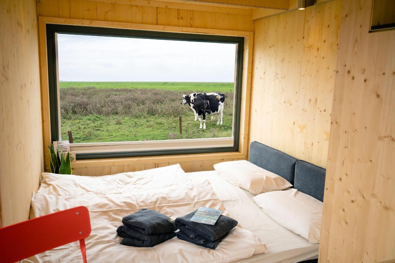 Tiny House Nature 13 Zur Kuhweide - Green Tiny Village Harlesiel คาโรลิเนนซีล ภายนอก รูปภาพ