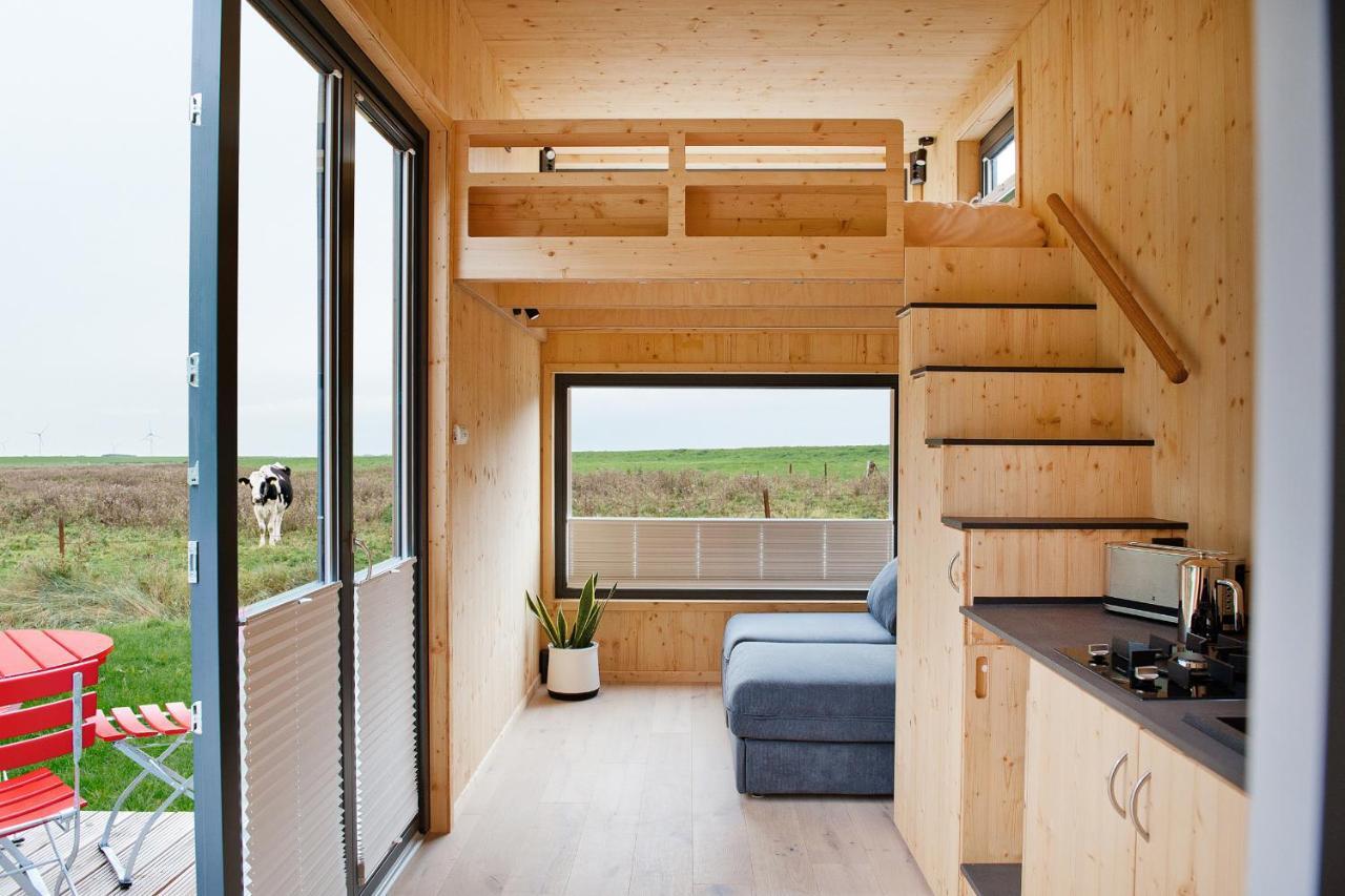Tiny House Nature 13 Zur Kuhweide - Green Tiny Village Harlesiel คาโรลิเนนซีล ภายนอก รูปภาพ
