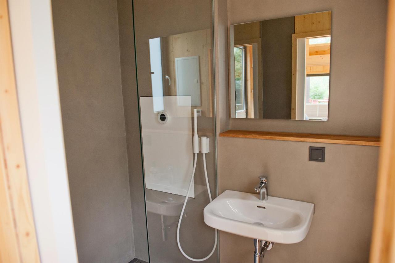 Tiny House Nature 13 Zur Kuhweide - Green Tiny Village Harlesiel คาโรลิเนนซีล ภายนอก รูปภาพ
