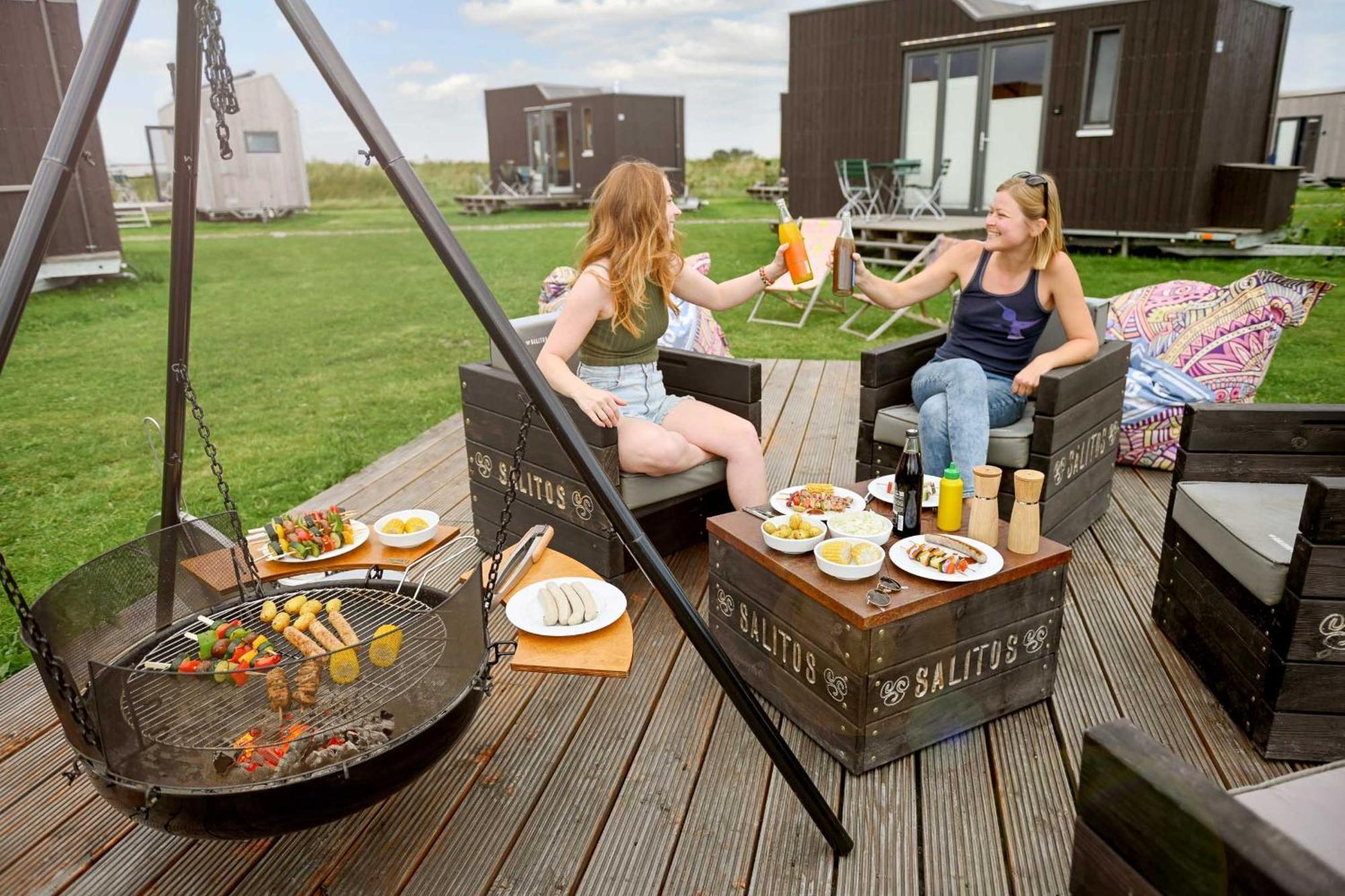 Tiny House Nature 13 Zur Kuhweide - Green Tiny Village Harlesiel คาโรลิเนนซีล ภายนอก รูปภาพ